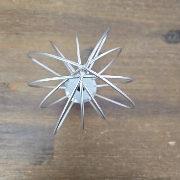 Kitchenaid silver metal wire whisk mixer attachment - Picture 3 of 5